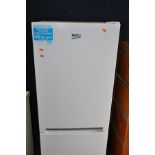 A BEKO CFG1552W FRIDGE FREEZER width 55cm, depth 56cm, height 152cm (PAT pass and working at 5