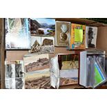 POSTCARDS, approximately 850-900 Postcards in one box featuring a mix of modern and early - mid-20th