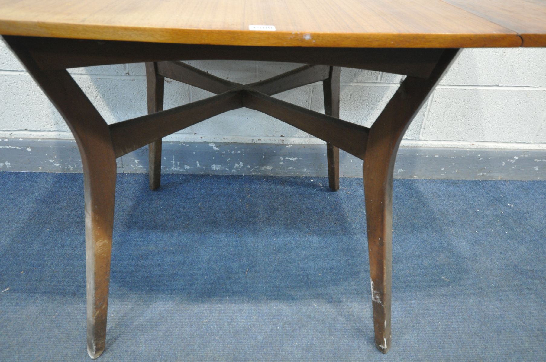 A G-PLAN TEAK DROP LEAF DINING TABLE, open length 138cm x closed length 75cm x depth 85cm x height - Image 3 of 3