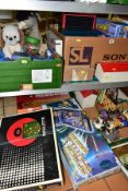 THREE BOXES AND LOOSE BOXED BOARD GAMES, CHILDREN'S TOYS, SOFT TOYS, ETC including Connect by