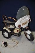 A VINTAGE PINES TRAFFIC PATROL children's electric ride along with original charger (not working) (