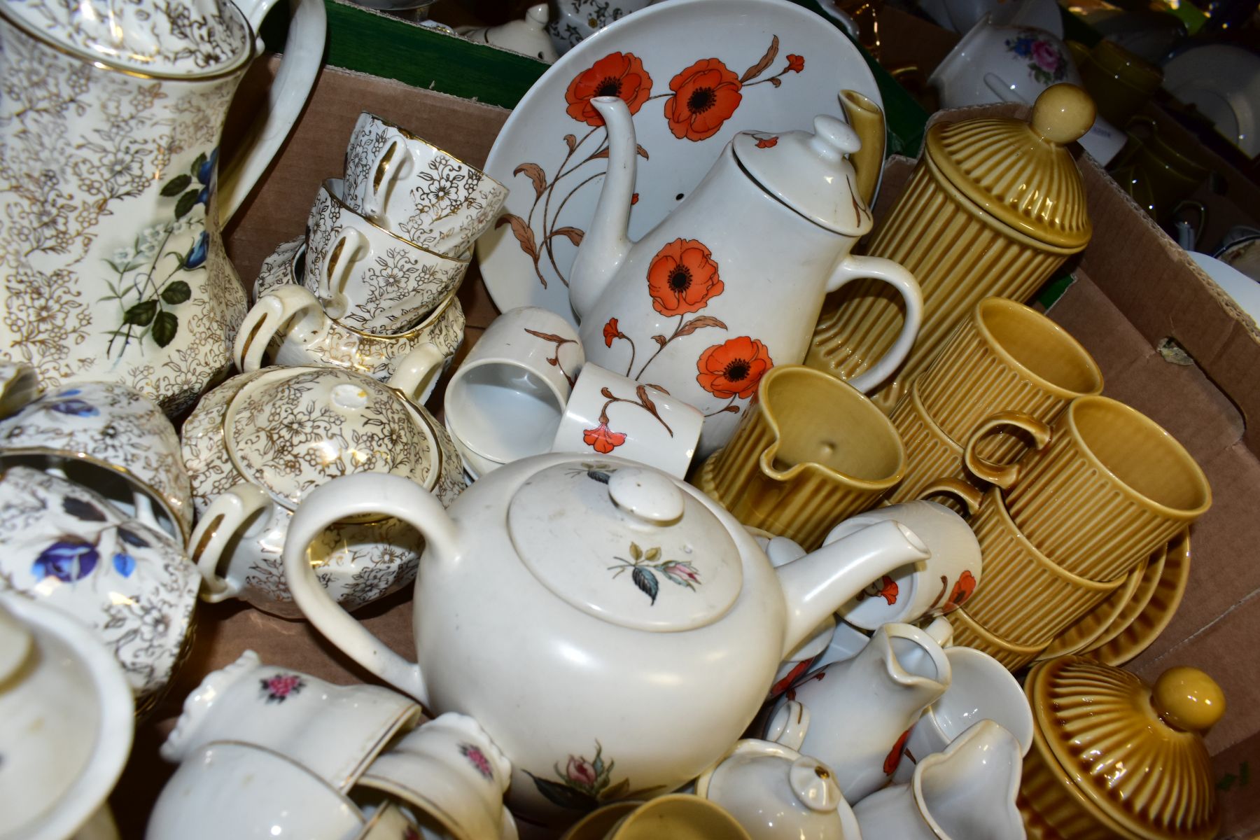 SIX BOXES OF CERAMIC TEA WARES, to include a fifteen piece Beswick Zorba tea set, mid twentieth - Image 9 of 13