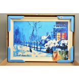 ROLF HARRIS (AUSTRALIA 1930) 'CHRISTMAS EVE IN THE SNOW', a signed limited edition print, 102/295