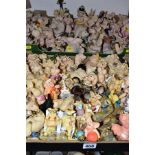 TWO BOXES OF UNBOXED PIGGIN' ORNAMENTS AND OTHER PIG, ANIMAL AND BIRD FIGURES, all unboxed,