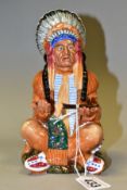 A ROYAL DOULTON FIGURE 'THE CHIEF' HN2892 (Condition report: in good condition)