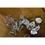 A GROUP OF SWAROVSKI CRYSTAL CREATURES, comprising three Swarovski Crystal Club members pieces, a