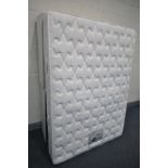 A LOREN WILLIAMS 4FT6 DIVAN BED AND MATRESS