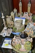 NINE LILLIPUT LANE SCULPTURES FROM BRITAINS HERITAGE, CELEBRATING THE MILLENNIUM AND AMERICAN
