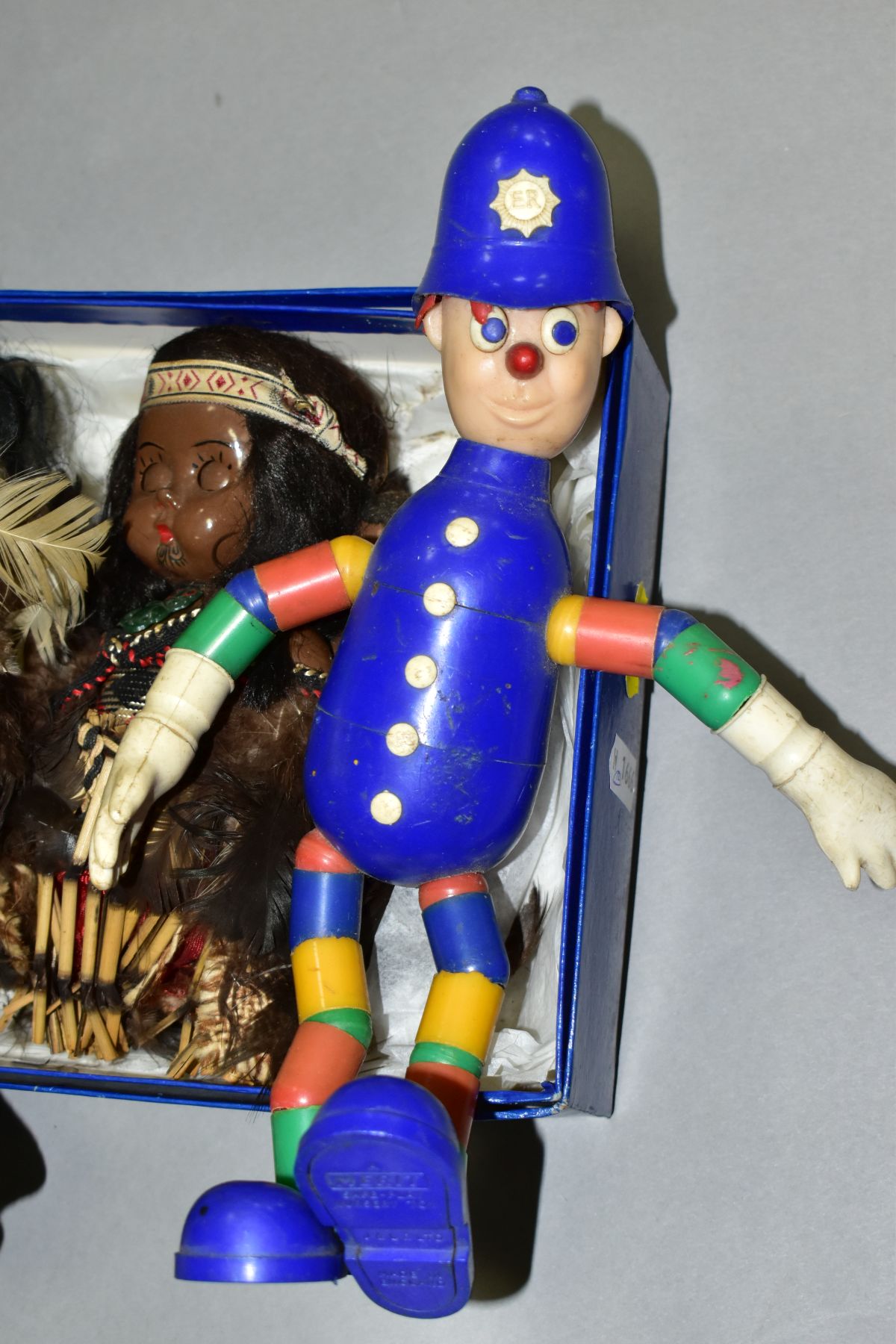 VINTAGE COLLECTORS DOLLS, comprising a Maori? woman with child, tiki pendant around her neck, - Image 2 of 7