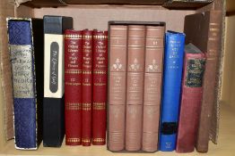 BOOKS, eleven titles in hardback format comprising three volumes of The Oxford Library of Words