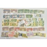 A COLLECTION OF BANK OF ENGLAND BANKNOTES, to include a pack of mixed banknotes from circulation