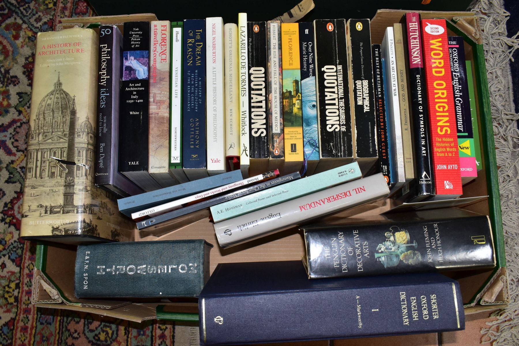 BOOKS, five boxes containing approximately 160 hardback and paperback titles, mostly relating to - Image 6 of 6