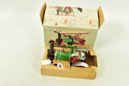 A BOXED MAMOD LIVE STEAM TRACTION ENGINE, No. TE1a, complete with all accessories including boxed