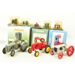 THREE BOXED UNIVERSAL HOBBIES TRACTOR MODELS, all 1:16 scale, Ferguson TE20 (UH2690), Fordson