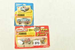 A BOXED CORGI JUNIORS WHIZZWHEELS FORD ESCORT MONTE CARLO RALLY CAR, No.63, blue with RN32, with a