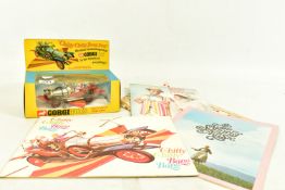A BOXED CORGI TOYS CHITTY CHITTY BANG BANG CAR, No.266, complete with all four figures, front and