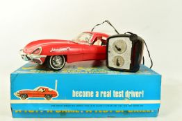 A BOXED TOPPER TOYS JOHNNY SPEED GIANT SIZE RACING CAR, catalogue no. 6600 1960's plastic battery