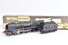 A BOXED WRENN OO GAUGE DUCHESS CLASS LOCOMOTIVE, 'City of Stoke on Trent' No.6254, L.M.S. lined
