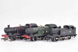 THREE BOXED TRIX HO GAUGE TANK LOCOMOTIVES, Collett class 56XX No.6664, B.R. lined black livery (