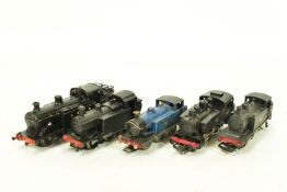 FIVE BOXED CONSTRUCTED OO GAUGE TANK LOCOMOTIVE KITS, assorted L.M.S., L.N.E.R. and B.R. types,