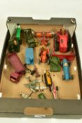 A QUANTITY OF UNBOXED AND ASSORTED PLAYWORN DIECAST VEHICLES, to include Dinky Toys Talbot-Lago