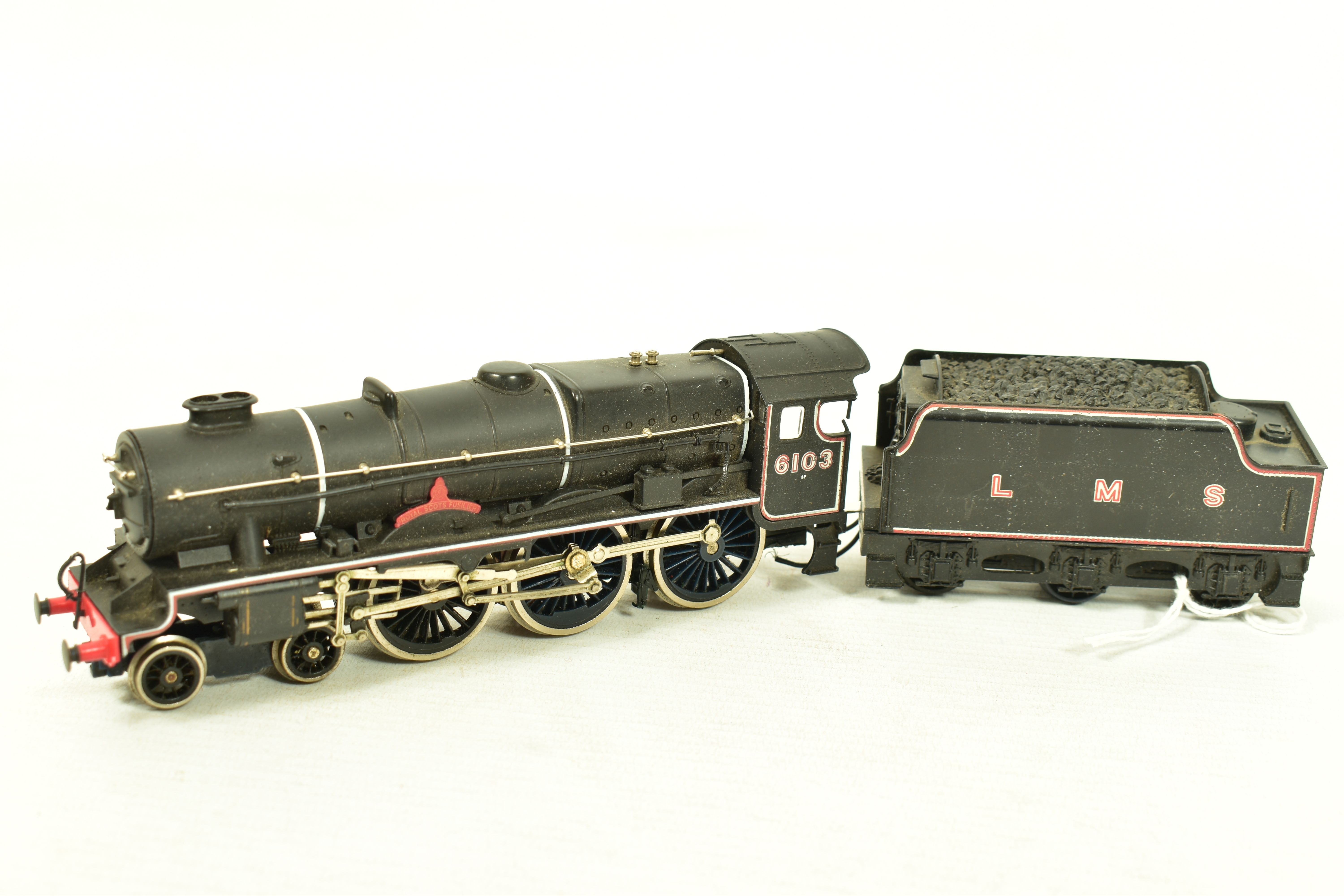 THREE BOXED OO GAUGE LOCOMOTIVES, Airfix/Dapol Rebuilt Royal Scot 'Royal Scots Fusilier' No.6103, - Image 2 of 9