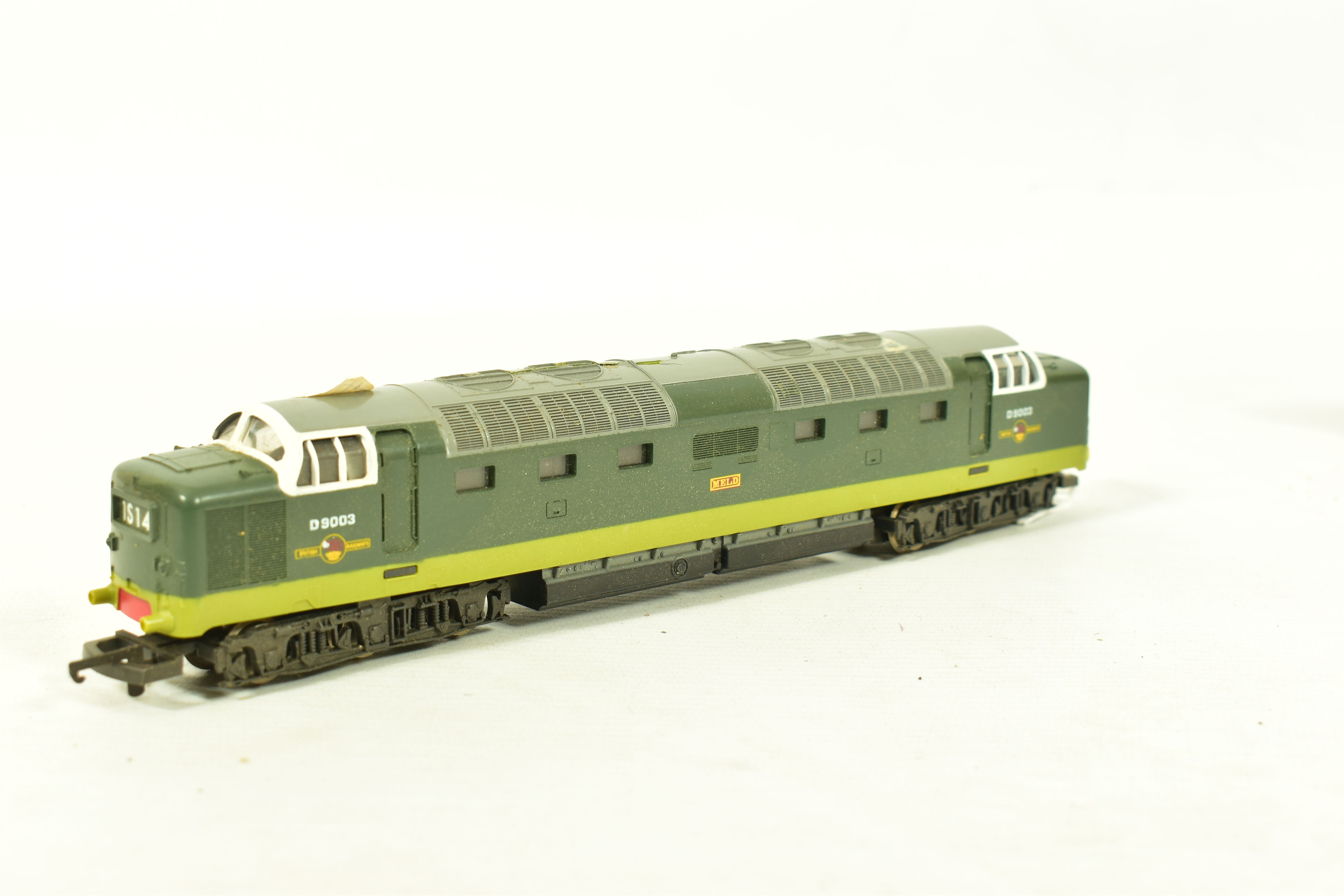 FOUR BOXED LIMA OO GAUGE CLASS 55 DELTIC LOCOMOTIVES, 2 x 'Meld' No.D9003, B.R. two tone green - Image 2 of 15