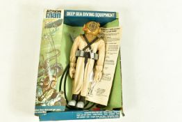 A BOXED PALITOY ACTION MAN DEEP SEA DIVING EQUIPMENT SET, No.346504, diving suit still mounted on