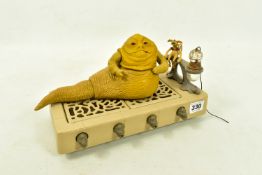 A VINTAGE LFL KENNER STAR WARS JABBA THE HUTT ACTION PLAYSET 1983, featuring Jabba the Hutt, prison,