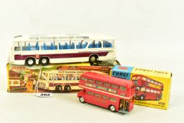 A BOXED DINKY SUPERTOYS BEDFORD VAL DUPLE VEGA MAJOR LUXURY COACH, No.952, version with off white
