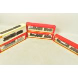 FOUR BOXED HORNBY RAILWAYS OO GAUGE L.M.S. LOCOMOTIVES, Royal Scot class 'The Green Howards' No.