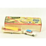 A BOXED DINKY TOYS TOW AWAY GLIDER SET, Gift Set No.118, appears complete and in good condition.