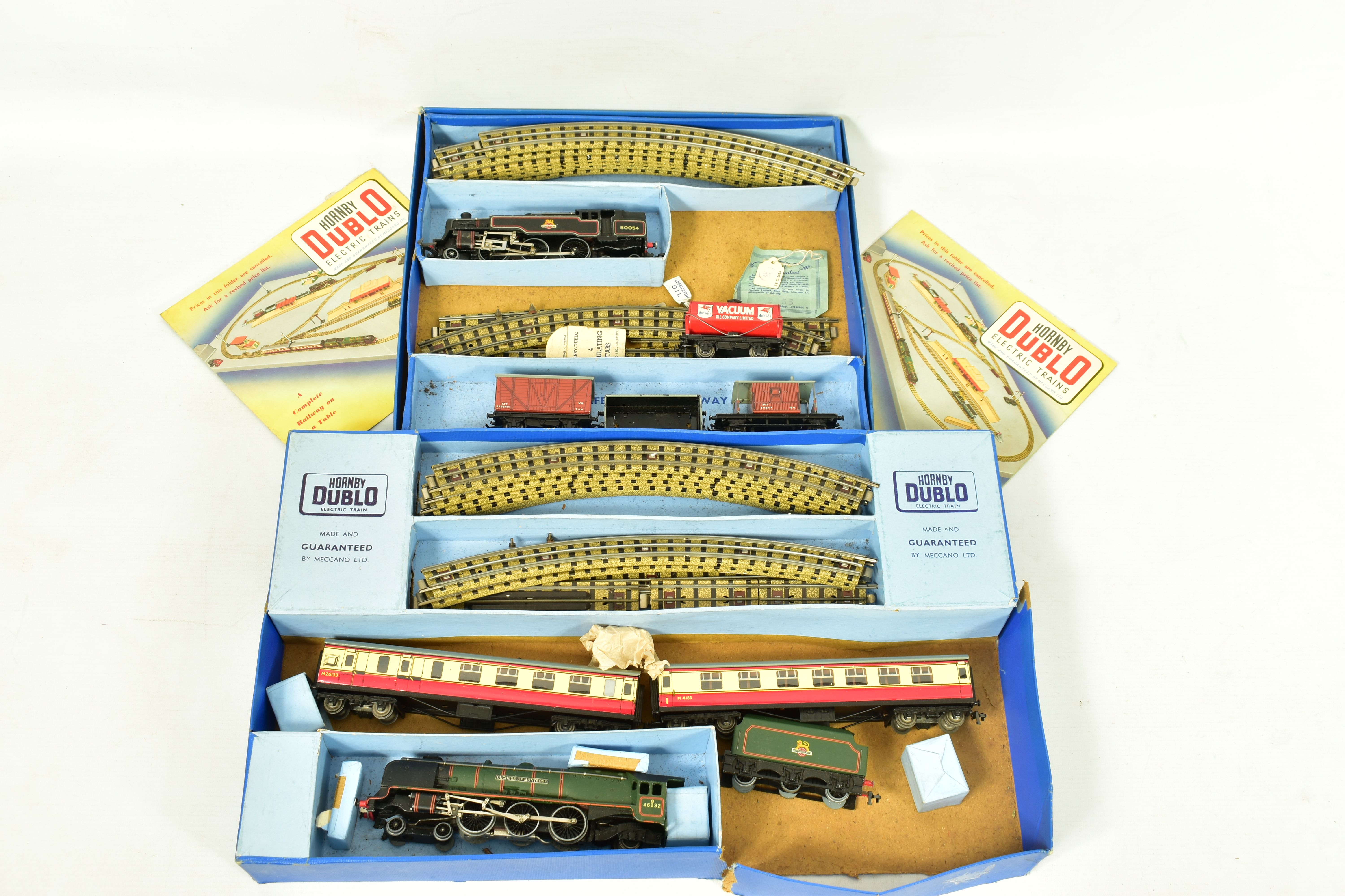 TWO BOXED HORNBY DUBLO TRAIN SETS, 'Duchess of Montrose', No.EDP12, comprising Duchess class