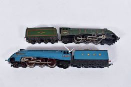 TWO BOXED HORNBY DUBLO A4 CLASS LOCOMOTIVES, 'Sir Nigel Gresley' No.4498, L.N.E.R. blue livery (