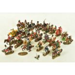 A QUANTITY OF MOUNTED DEL PRADO SOLDIER FIGURES, assorted figures from various collections including