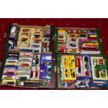 FOUR BOXES OF MODERN DIE-CAST VEHICLES, to include LLedo, Days gone, Corgi, Jensan models etc,