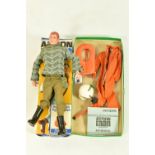 A BOXED PALITOY ACTION MAN ACTION PILOT, late 1960's figure with brown moulded and painted hair,