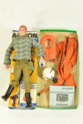A BOXED PALITOY ACTION MAN ACTION PILOT, late 1960's figure with brown moulded and painted hair,