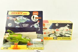 A DINKY TOYS U.F.O INTERCEPTOR, NO.351, 'direct from Gerry Anderson's UFO tv programme', looks to