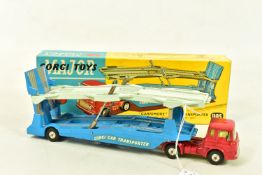 A BOXED CORGI MAJOR TOYS BEDFORD TK CARRIMORE CAR TRANSPORTER, No.1105, complete and in working