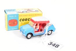 A BOXED CORGI TOYS GHIA-FIAT 600 JOLLY, No.240, complete with canopy and both figures, very minor