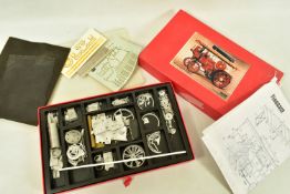 A BOXED WILLS FINECAST 3/8 SCALE WHITE METAL KIT, gauge 1 Showman's Engine, ref TE3, parts not