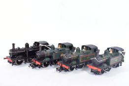 FOUR BOXED AIRFIX OO GAUGE CLASS 14XX TANK LOCOMOTIVES, one has been renumbered No.1432 and two