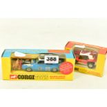 TWO BOXED CORGI TOYS CARS, Hillman Hunter Rally car, No.302, appears complete with Kangaroo