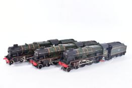 THREE BOXED AIRFIX GMR OO GAUGE REBUILT ROYAL SCOT CLASS LOCOMOTIVES, all have been repainted or