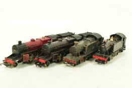 FOUR BOXED LIMA OO GAUGE LOCOMOTIVES, 2 x Crab class No.13000, L.M.S. maroon livery (L205119) and