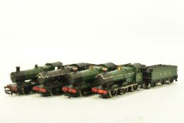 FOUR BOXED MAINLINE OO GAUGE COLLETT GOODS LOCOMOTIVES, 2 x No.3205, G.W.R. green livery (37 058),