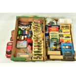 TWO TRAYS OF BOXED AND UNBOXED DIE-CAST AND MODEL VEHICLES, to include fifteen Lledo promotional