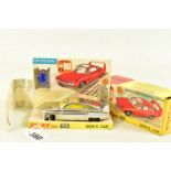 A BOXED DINKY TOYS JOE 90, SAM'S CAR, No.108, chrome version, complete with WIN lapel badge (some