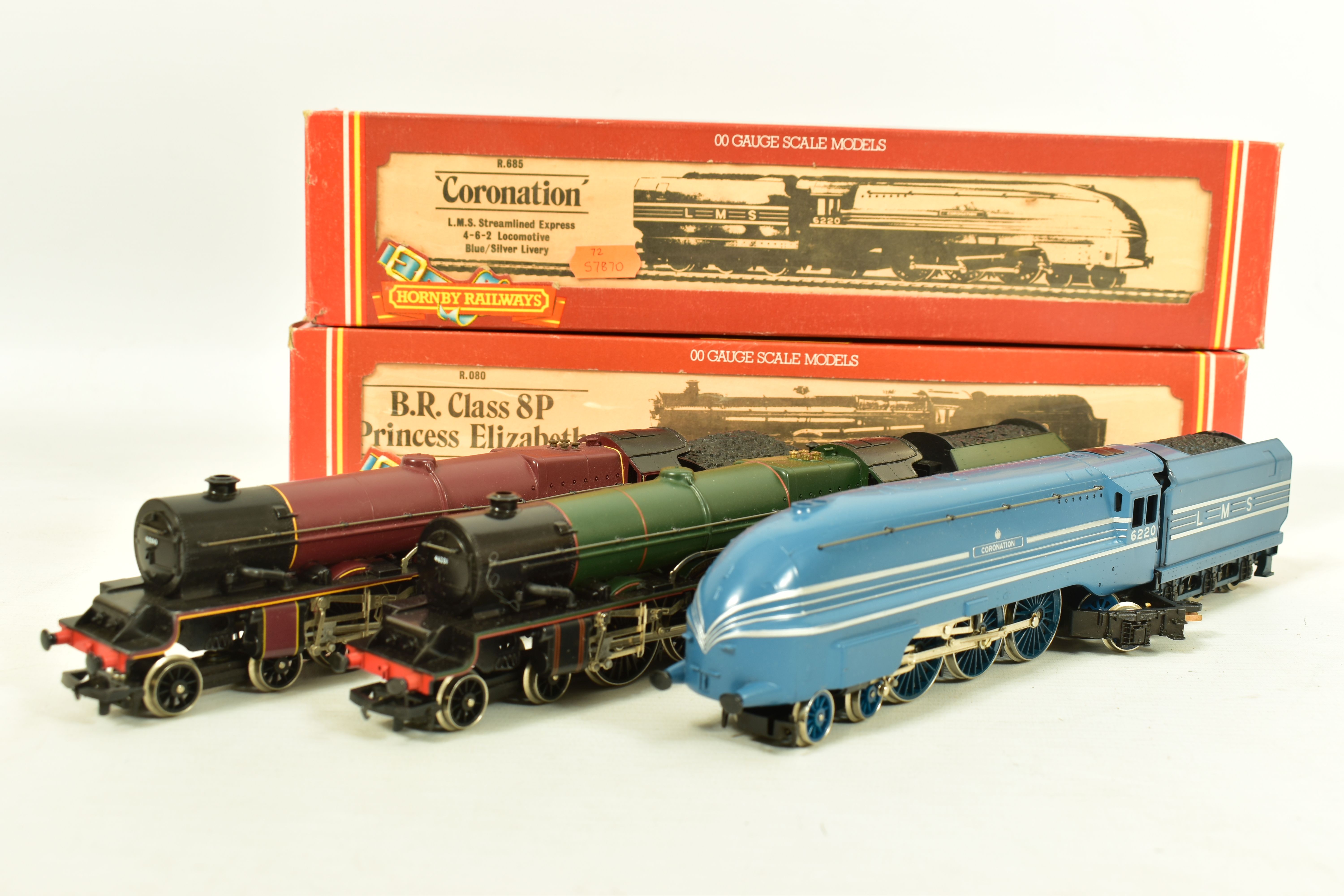 THREE BOXED HORNBY RAILWAYS OO GAUGE PRINCESS AND CORONATION CLASS LOCOMOTIVES, 'The Princess Royal'